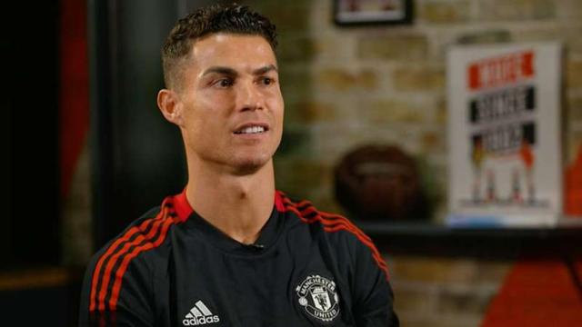 Cristiano Ronaldo, durante la entrevista en DAZN