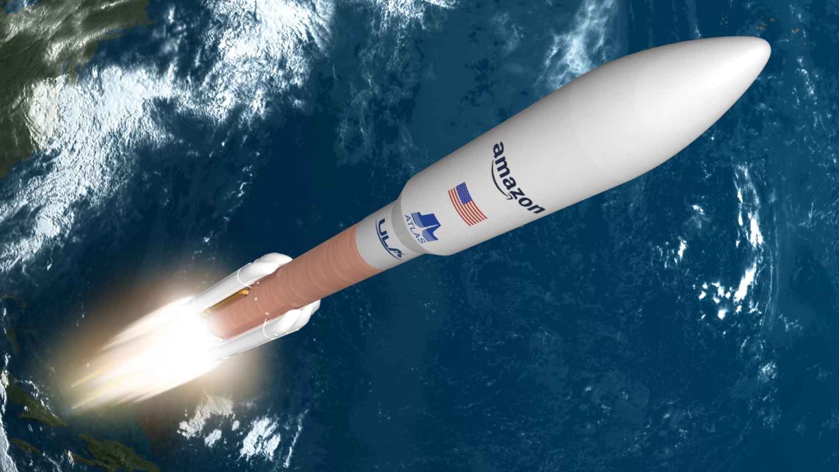 Cohete de ULA que desplegará los satélites masivamente