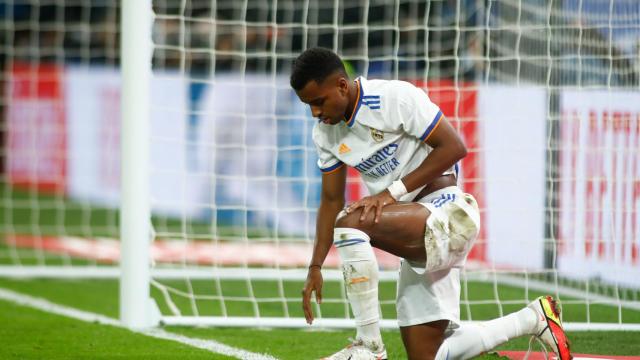 Rodrygo Goes, durante un partido con el Real Madrid