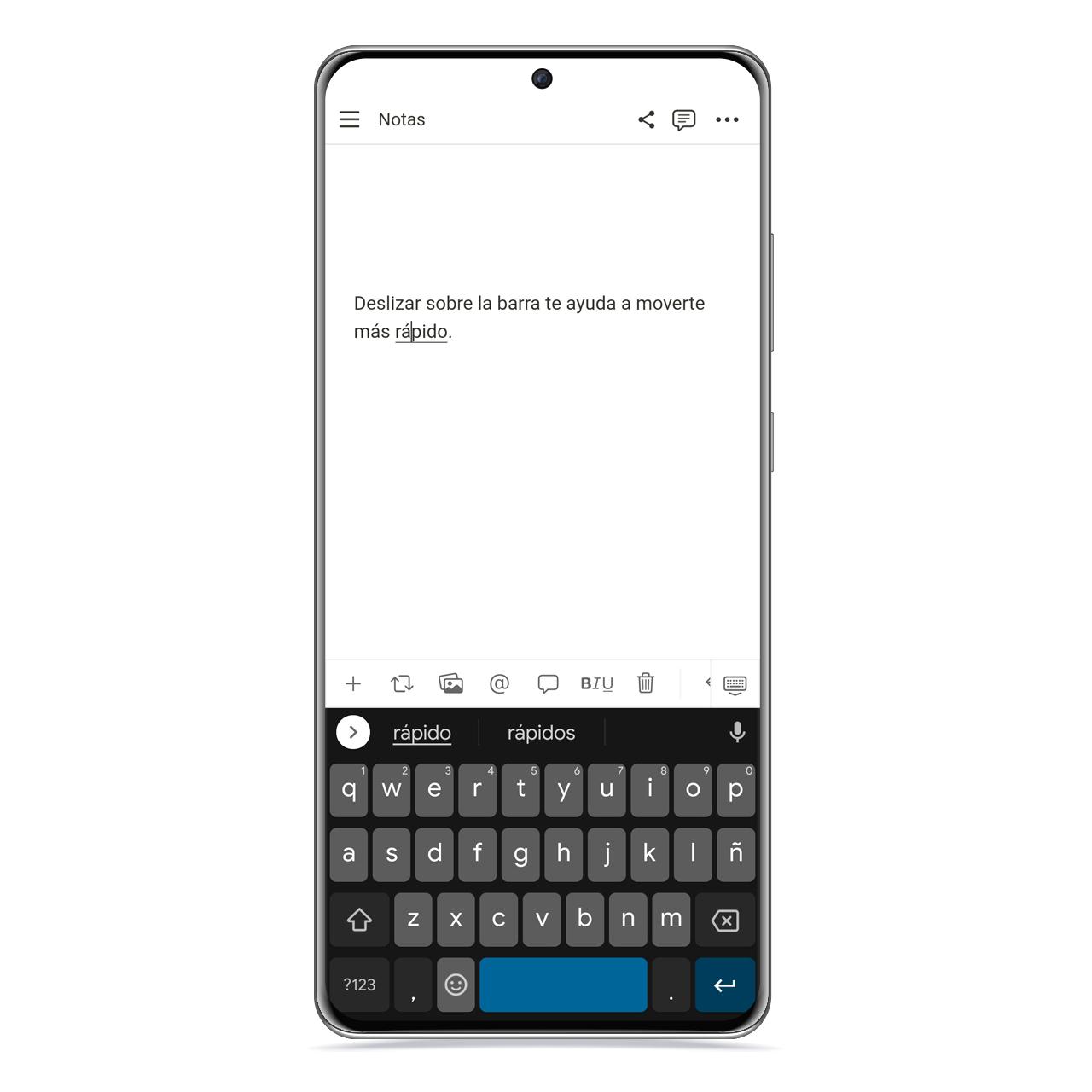 Deslizado rápido en Gboard