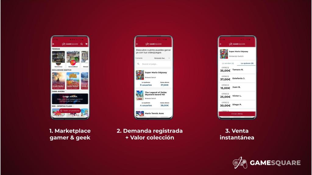 El marketplace de GameSquare aspira a ganarse la confianza del sector gaming español para relevar a las tiendas físicas en la compraventa de videojuegos y colecciones de segunda mano.