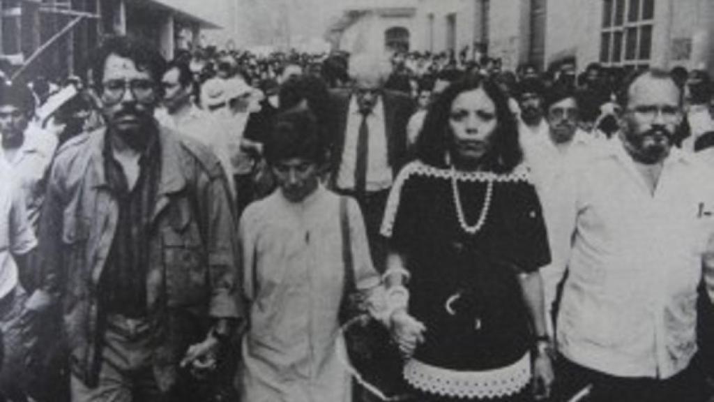 Daniel Ortega y Rosario Murillo, en 1980. Eran otros tiempos.