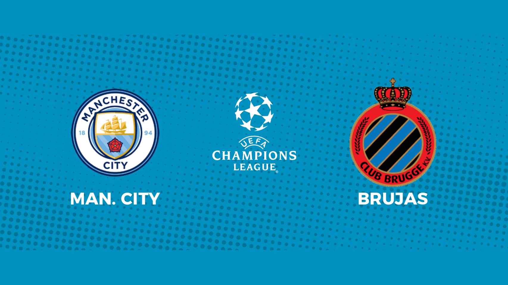 Manchester City - Brujas: siga en directo el partido de la Champions League