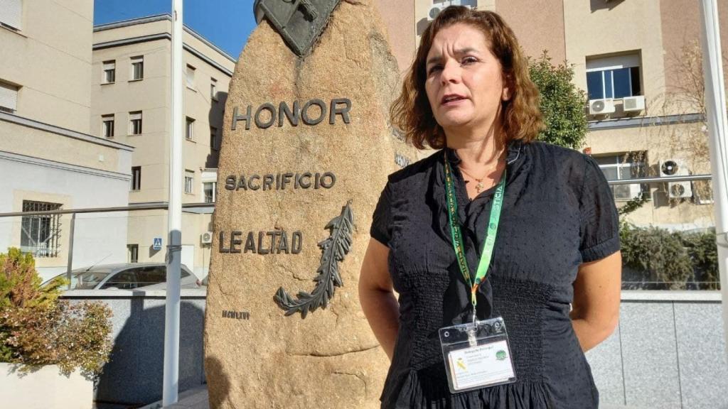 María Rosario, vocal de Jucil en el Consejo de la Guardia Civil.