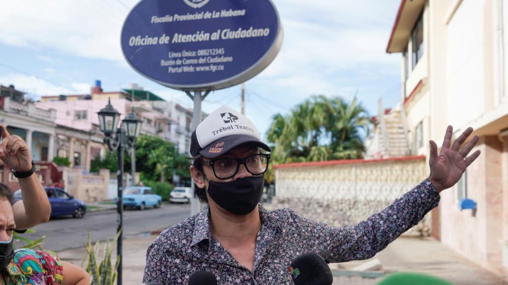 El opositor cubano Yunior García, el líder que encabeza la protesta del próximo 15 de noviembre.