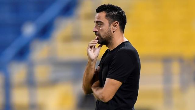 Xavi Hernández, dirigiendo al Al-Sadd