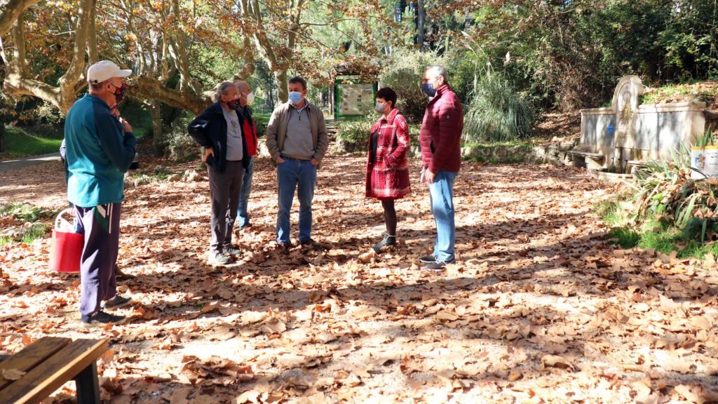 Visita de María Sánchez al Parque Fuente el Sol