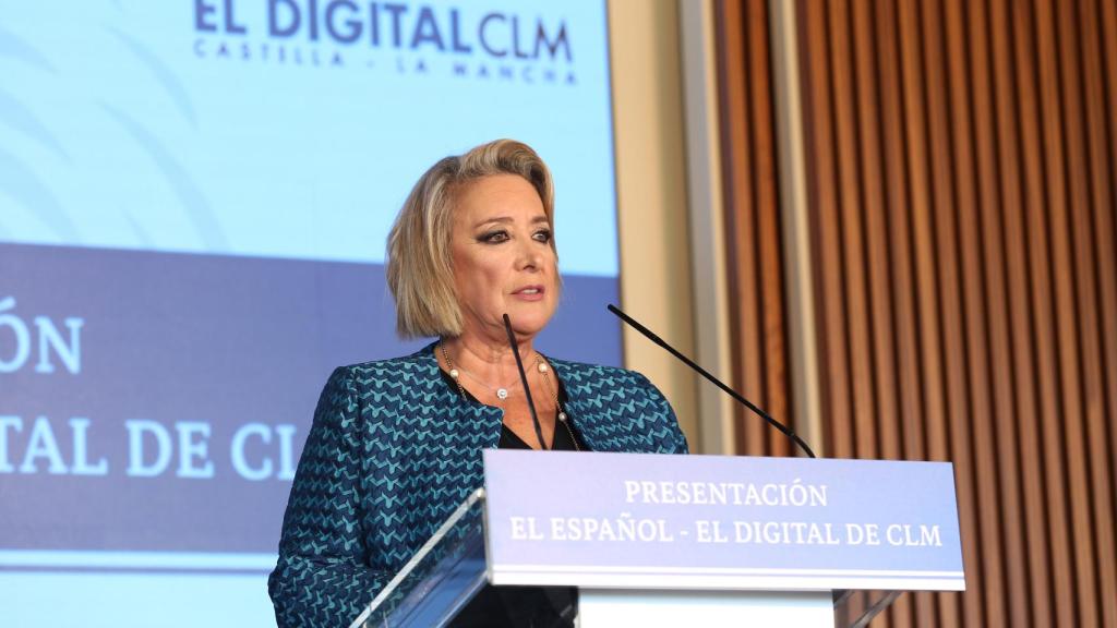 Esther Esteban durante su intervención en el evento. Foto: Óscar Huertas