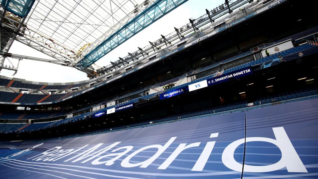 El Santiago Bernabéu antes del Real Madrid - Shakhtar Donetsk de Champions League