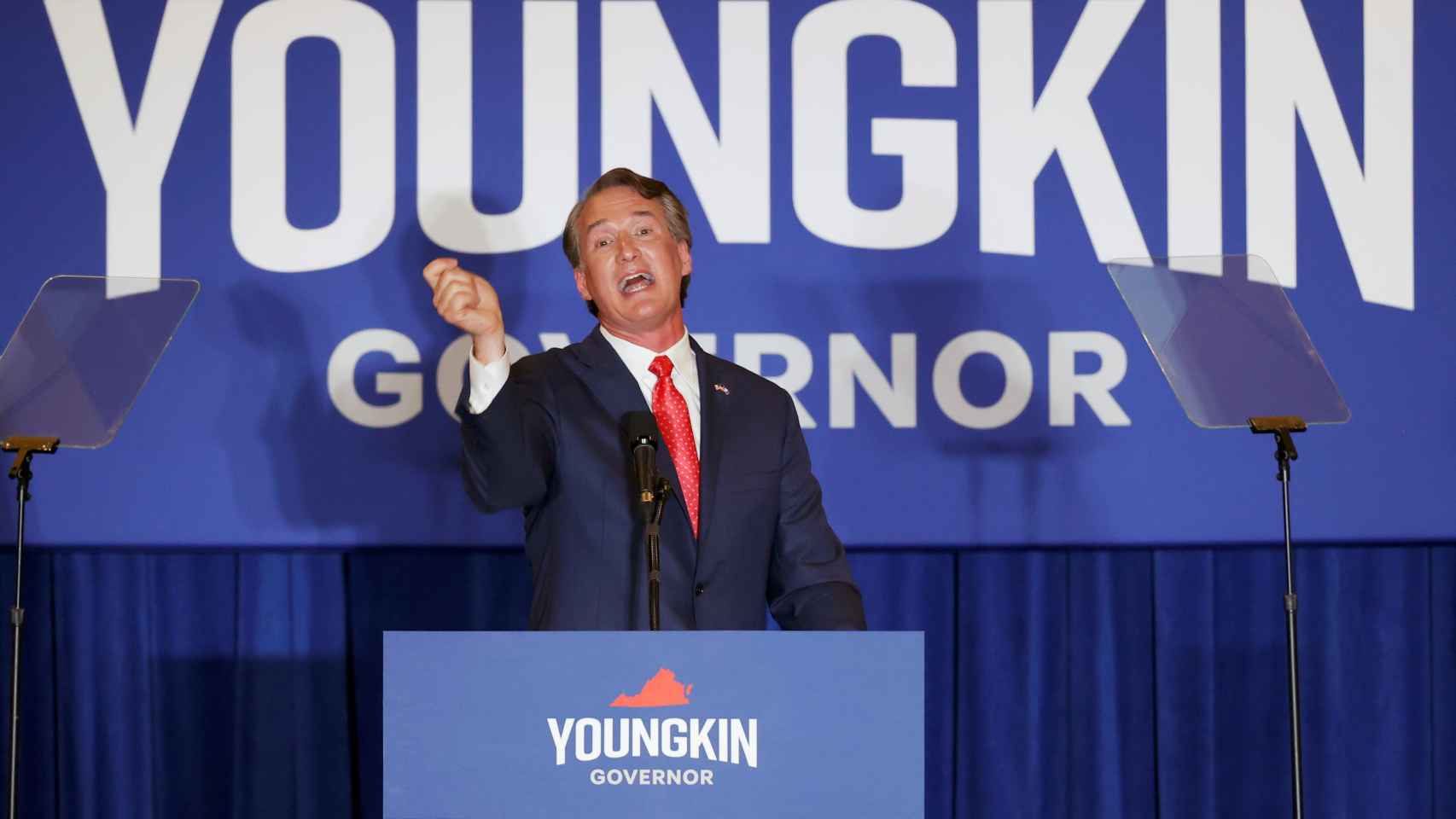 El republicano Glenn Youngkin, ganador de las elecciones para gobernador de Virginia.