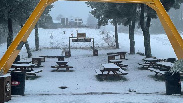 Nieve este miércoles en Manzaneda