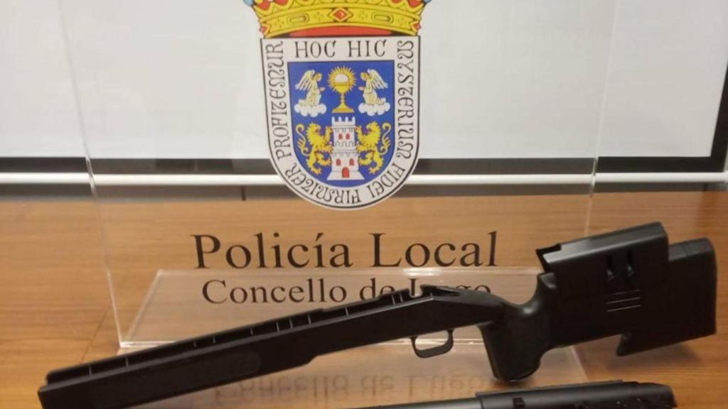 Arma intervenida por la Policía Local de Lugo.SOCIEDAD ESPAÑA EUROPA GALICIAPOLICIA LOCAL DE LUGO