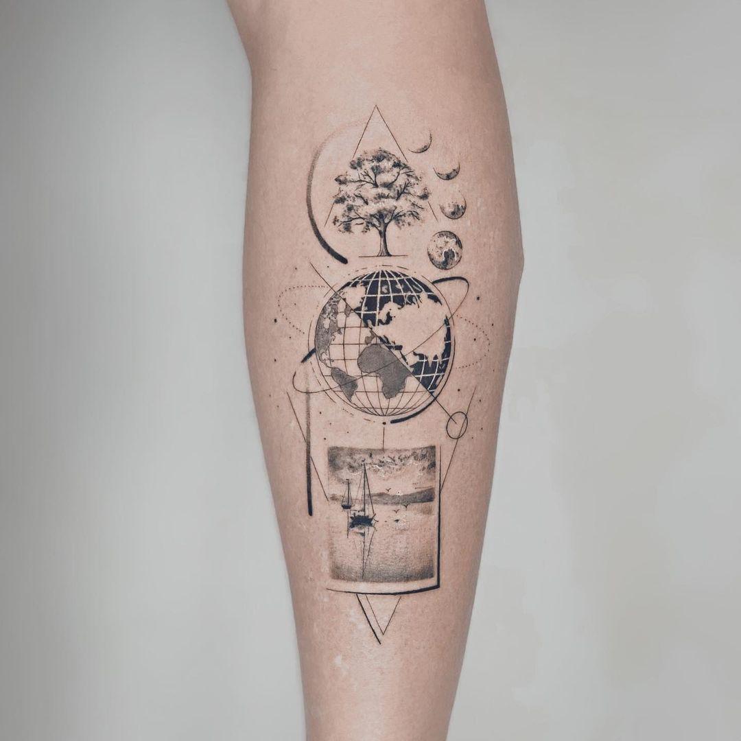 Un tatuaje de Sara Pérez (@sarapereztattoo).