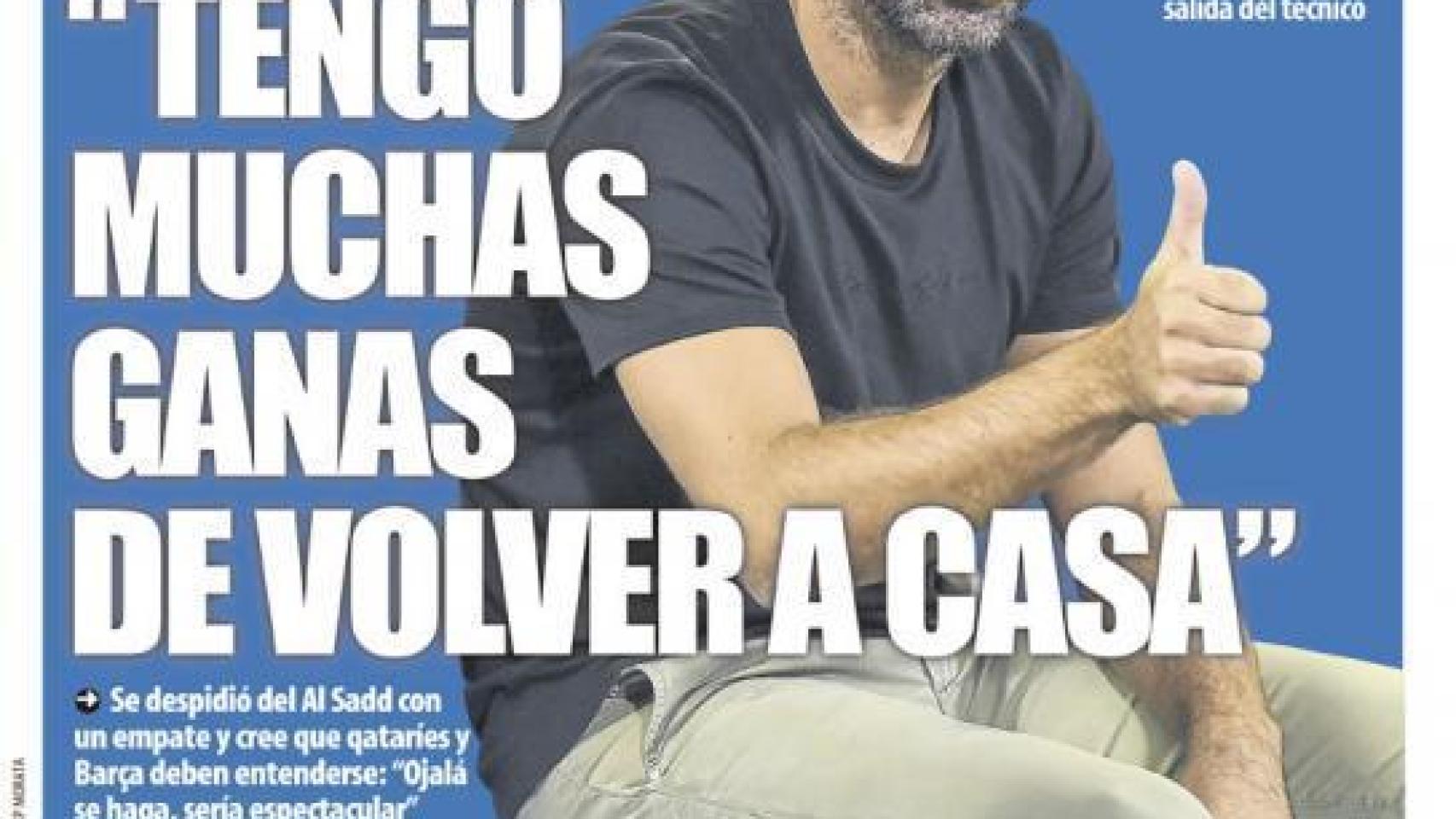 La portada del diario Mundo Deportivo (04/11/2021)