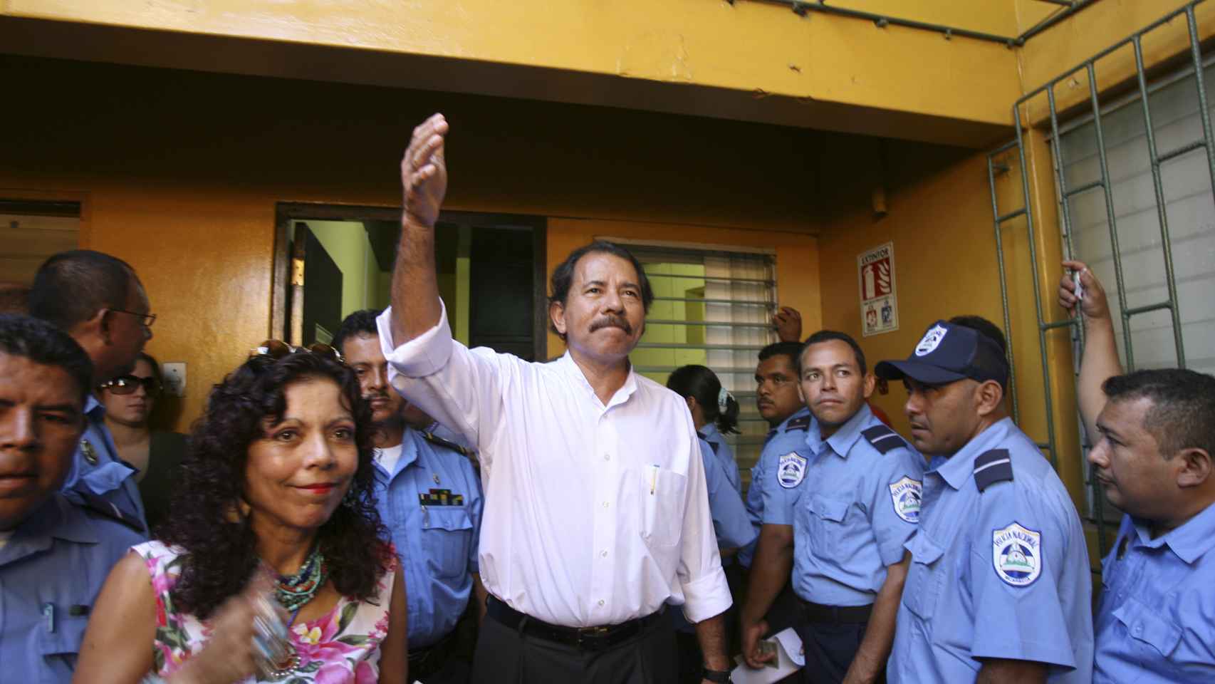 Murillo y Ortega en las elecciones de 2006.