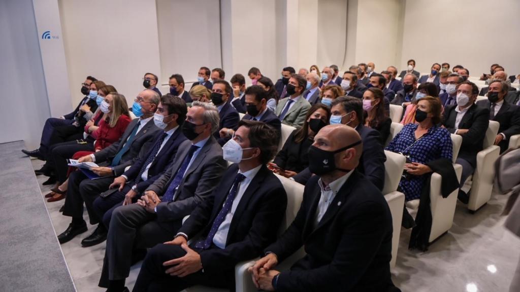 Asistentes a la presentación de los proyectos de la ciudad de Málaga.