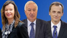 Leire Pajín, José Manuel García-Margallo y Pedro Duque.