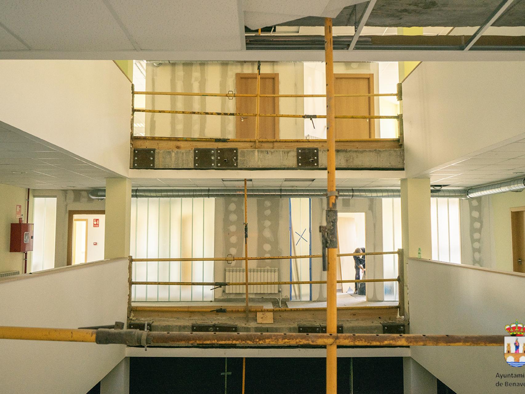 Obras en el edificio de El Ferial