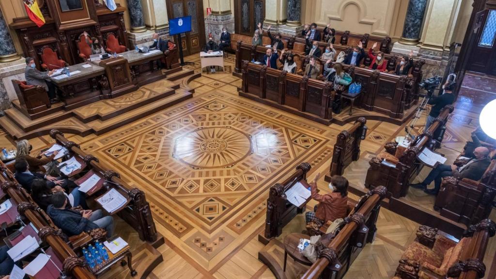 Pleno de A Coruña en una sesión anterior.