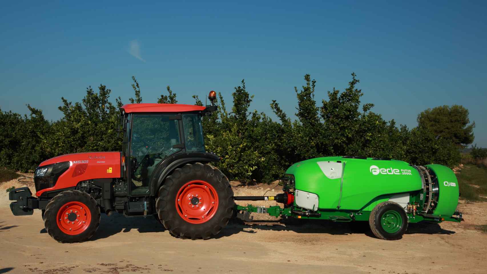 La transformación digital de la maquinaria agrícola da un salto cualitativo con la alianza de Pulverizadores Fede y Grupo Kubota.