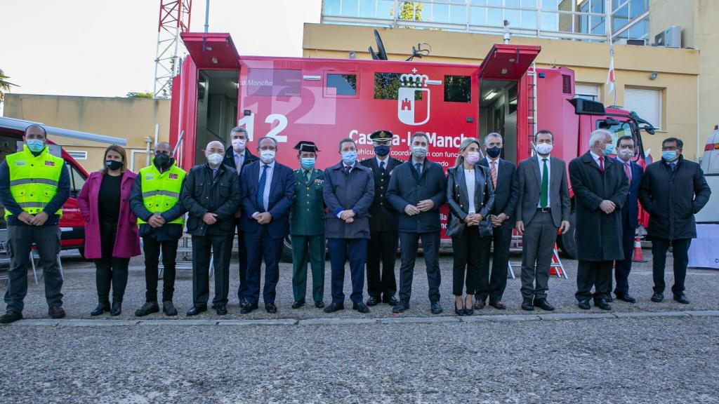 Acto por el XX aniversario del 112 de Castilla-La Mancha. Foto: JCCM