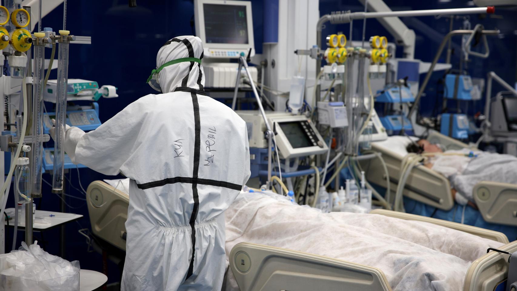 Una unidad de cuidados intensivos en un hospital de Sofia, Bulgaria.