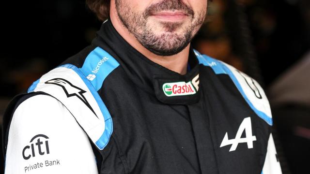 Fernando Alonso en el Gran Premio de México