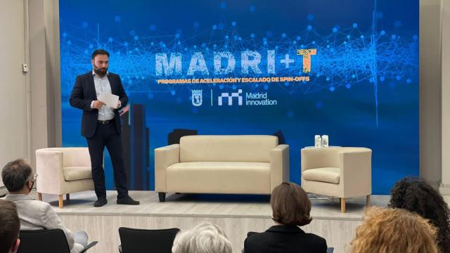 Ángel Niño, durante la presentación del programa de ayudas. FOTO: Ayuntamiento de Madrid.