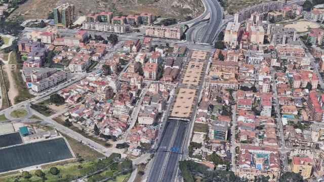Vista de la ronda oeste de Málaga.