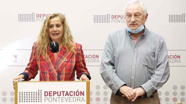 Rueda de prensa de la Diputación de Pontevedra.