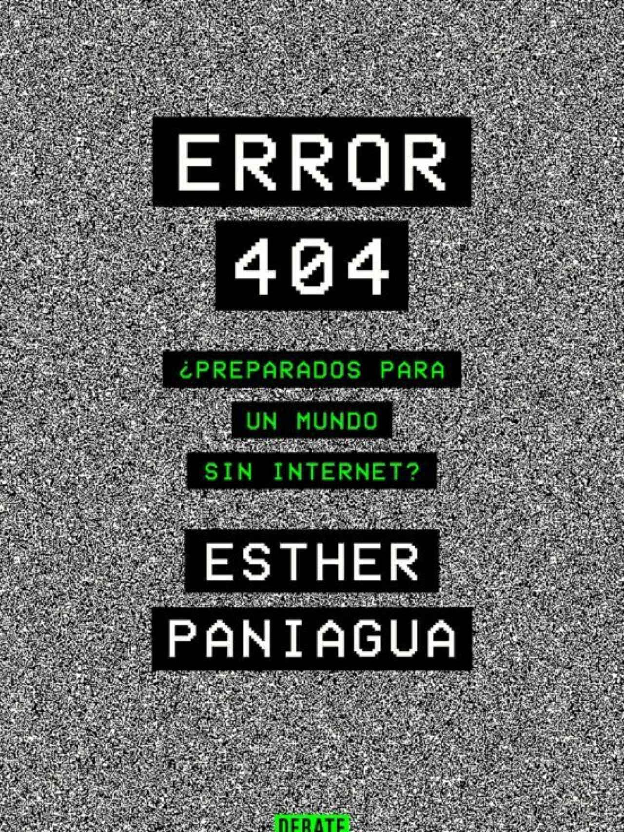 Portada de 'Error 404', libro de Esther Paniagua.