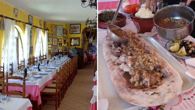 Mesón El Viscayo en Castalla, conocido por su cocina tradicional.