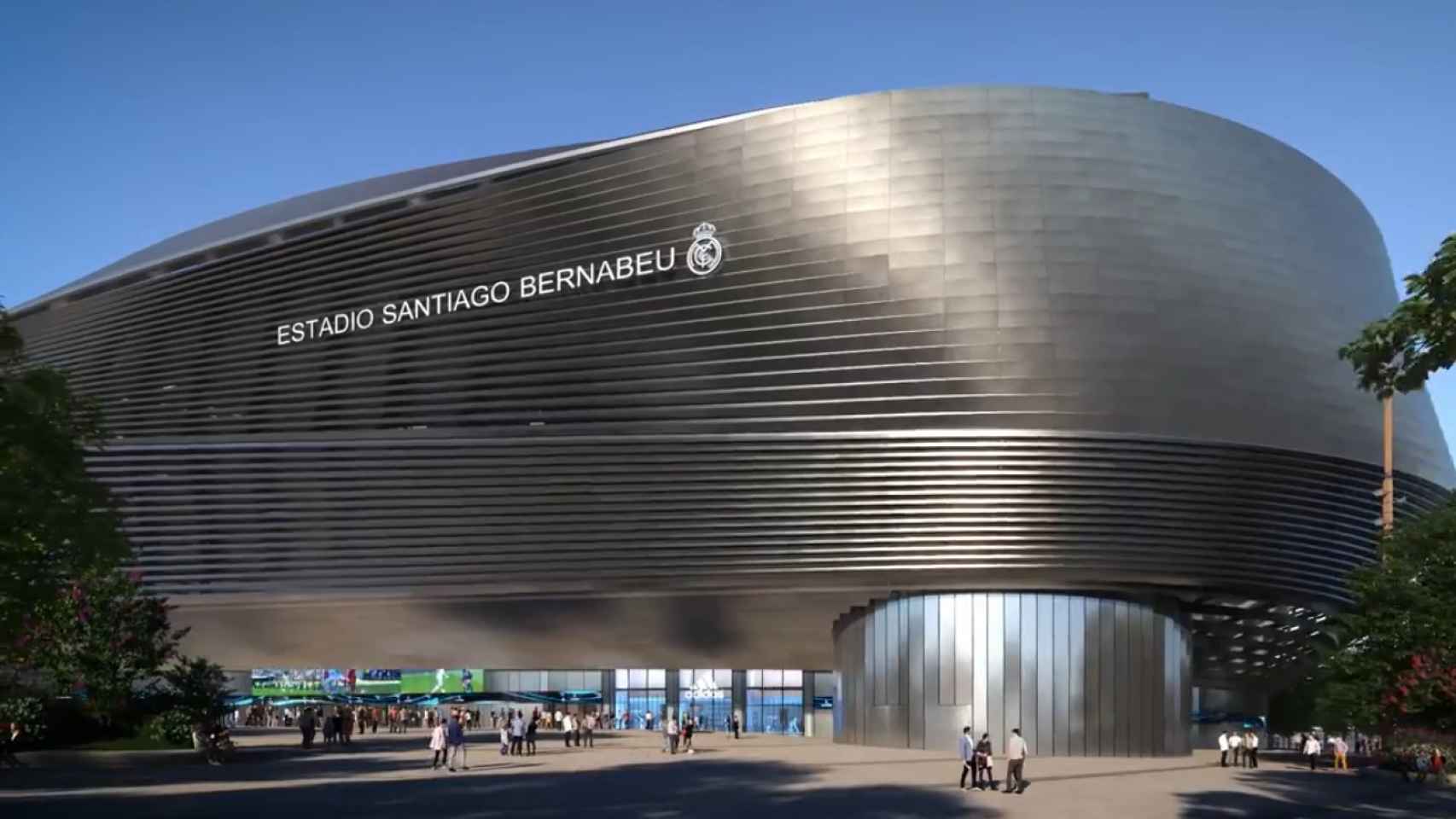 Imagen del proyecto del nuevo Santiago Bernabéu.
