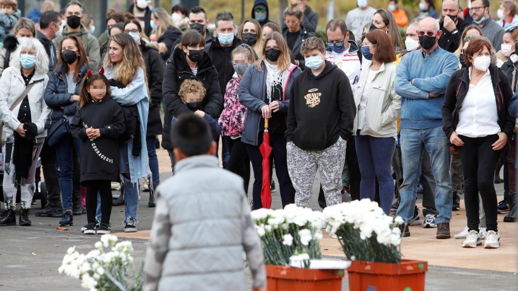 Acto de despedida a Álex, celebrado el domingo 31 de octubre en Lardero.