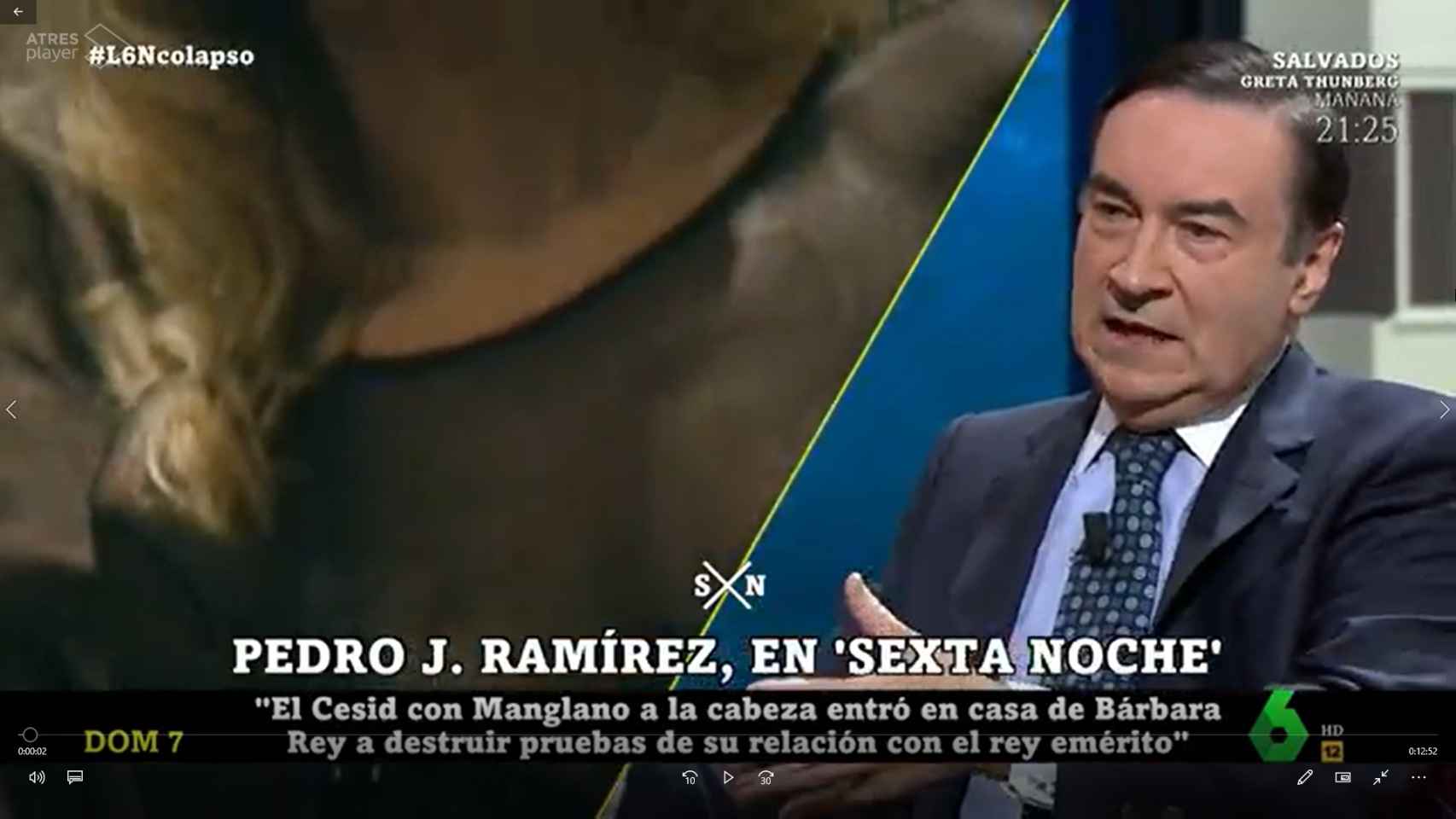 Pedro J. Ramírez, en el programa 'laSexta Noche'.