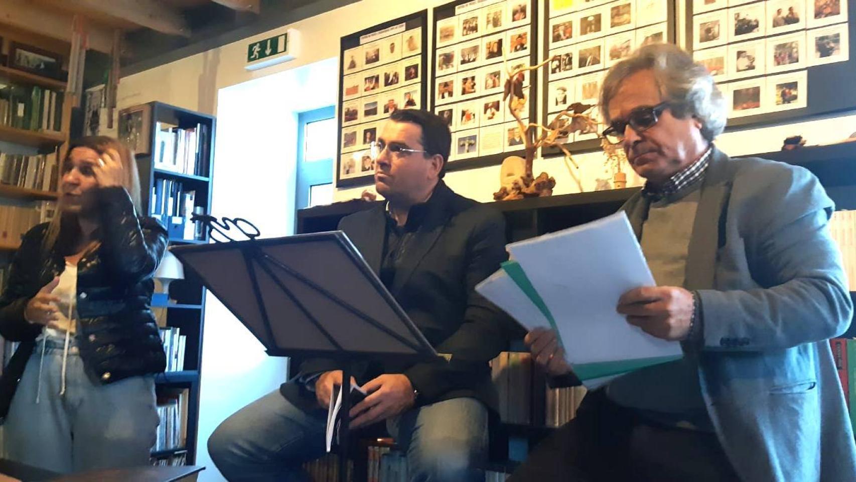 Presentación del libro en la Casa da Música Sons da Terra de Sendim