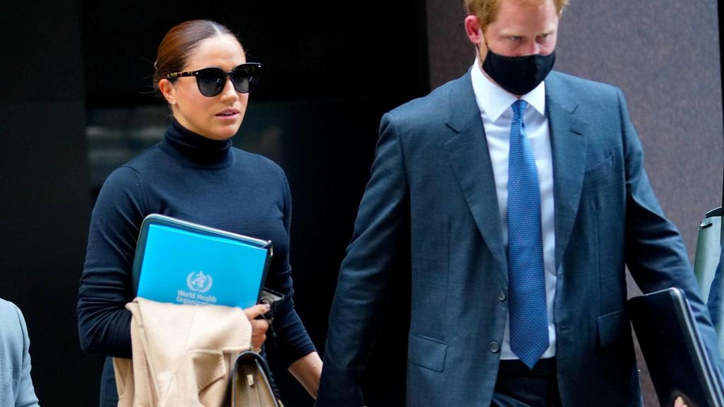 Meghan Markle y el príncipe Harry en su última visita a Nueva York.