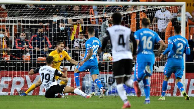 Segundo gol de Hugo Duro para el Valencia ante el Atlético