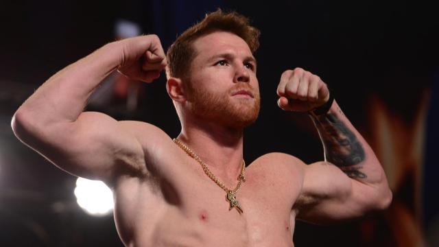 El boxeador mexicano Saúl 'Canelo' Álvarez