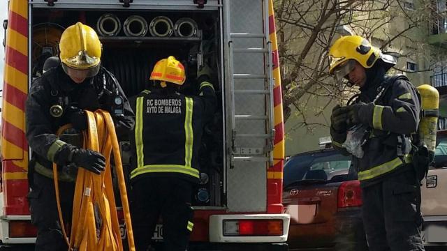 Bomberos de Málaga capital.