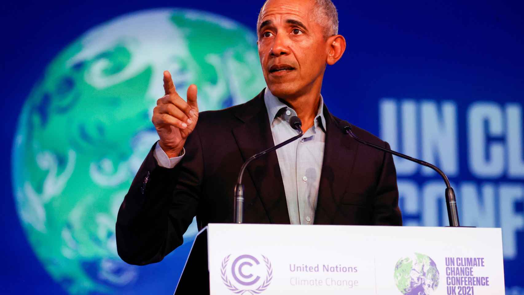 Barack Obama habla en la cumbre del clima para animar a los líderes mundiales y a los jóvenes a actuar.