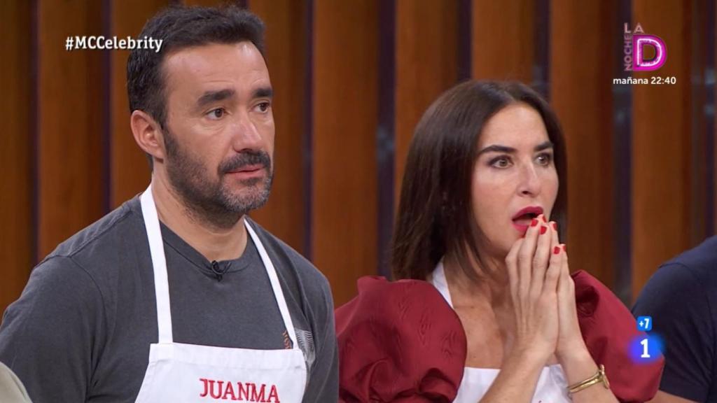 Juanma Castaño y Belén López durante la primera prueba.