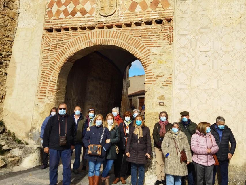 Un grupo de visitantes durante la última actividad turística