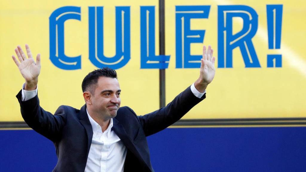 Xavi Hernández, en su presentación como entrenador del FC Barcelona