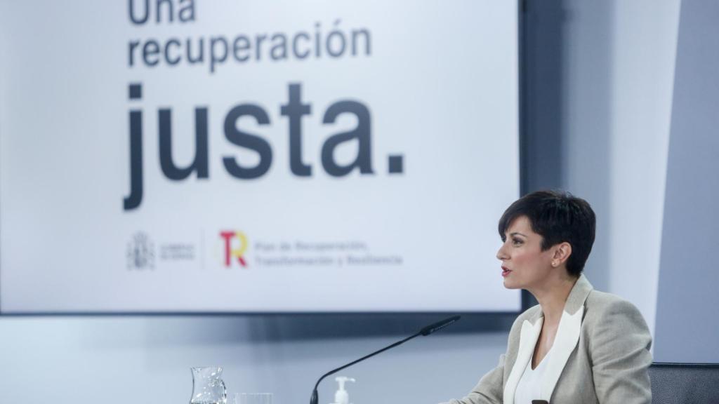 Isabel Rodríguez, ministra portavoz y de Política Territorial.