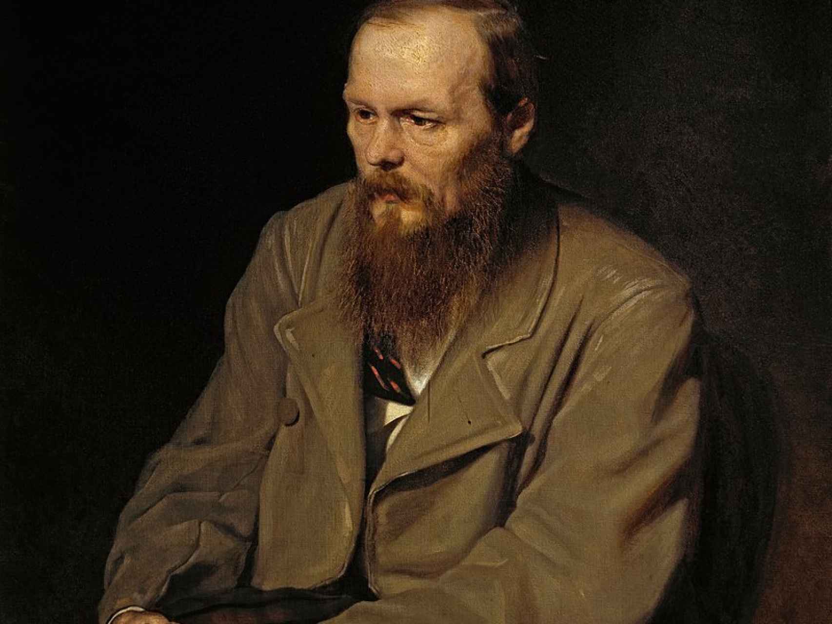 Retrato de Fiódor Dostoyevski (1872) por Vasili Perov.