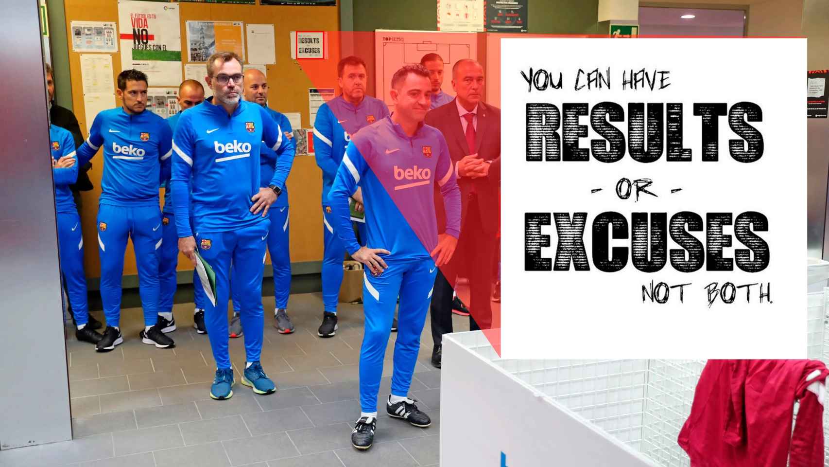 El mensaje que ha recibido Xavi en su primer día como entrenador del Barça