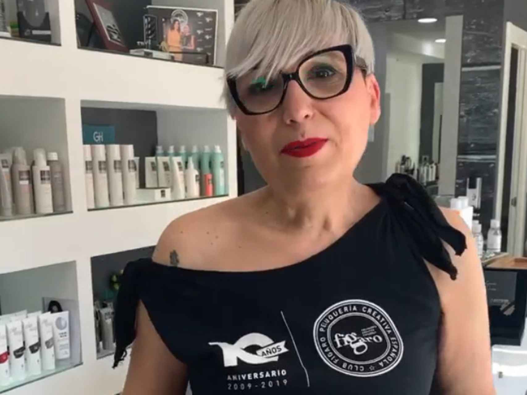 La peluquera y estilista Olga García