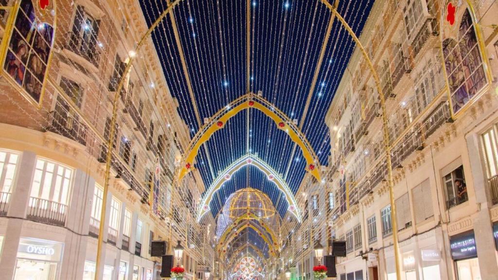 Luces navideñas de Málaga