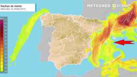 La borrasca Blas se dirige a la vertiente mediterránea de la Península Ibérica. Meteored.